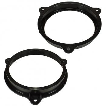 tomzz Audio 2819-000 Adaptador de Anillos de Altavoz Soportes adecuados para Hyundai i20 GB 2ª generación a Partir de 2015 Puerta Delantera y Puerta Trasera para Altavoces DIN de 165mm