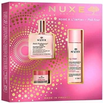 Nuxe Pink Fever Gift Set: Lip Balm, Cleansing Foam & Huile Prodigieuse Florale