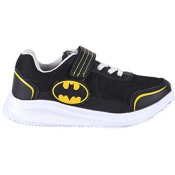 Zapatillas Deportivas Infantiles Batman, Calzado Deportivo con Estilo, Comodidad y Deportividad Óptima, Color Negro, Talla 37 EU