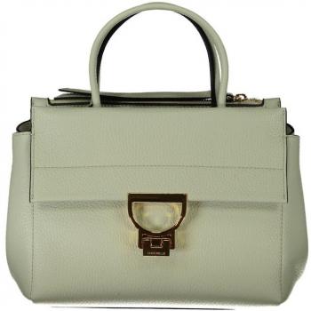 Coccinelle Green Leather Handbag with Handles, ONE SIZE