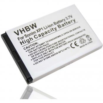 vhbw Batería Recargable Compatible con JCB Toughphone móvil, Smartphone