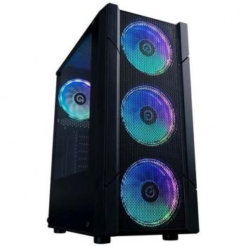 Caja Gaming Semitorre Hiditec V30M ATX ARGB Cristal Templado Negro