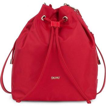 SKPAT Mochila Casual para Mujer Clarington 307674 - Bolso Bandolera Convertible, Tamaño 24,5x30,5x13,5 cm, Color Rojo