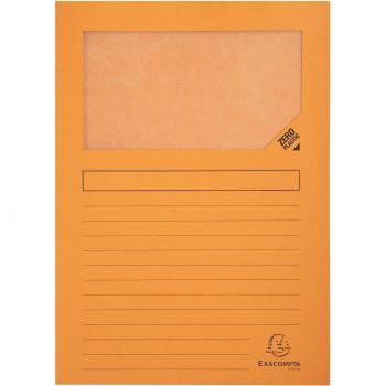 Subcarpetas con ventana Forever® - Exacompta 50104E - 130 g/m2 (Naranja)