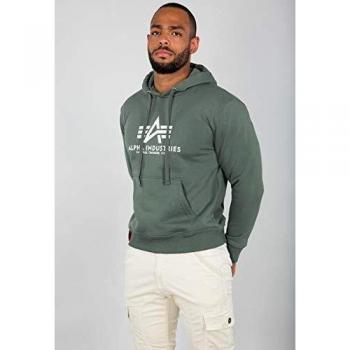 Alpha Industries Basic Vintage Green Hoodie Sweatshirt XXL