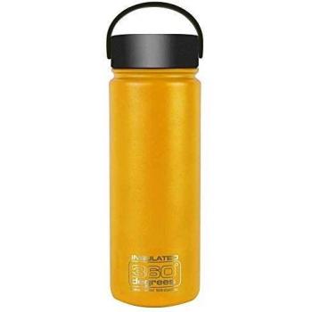 Bidón aislado boca ancha 550ml amarillo