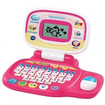 Vtech- Pequeordenador Juego Interactivo para Niños, Color rosa, única