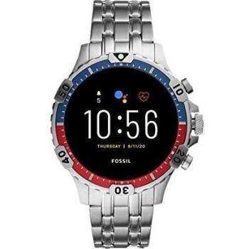 Fossil Smartwatch Pantalla táctil para Hombre de Connected con Correa en Acero Inoxidable FTW4040