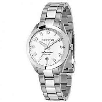 SECTOR NO LIMITS Women's Analogue Quartz Watch with Stainless Steel Strap R3253588509
