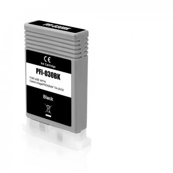 Cartucho de tinta pigmentada compatible Canon PFI030 Negro