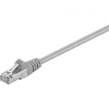 Cable de red F/UTP CAT 5e de 10 m, gris, RJ45