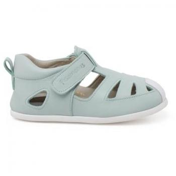 Pisamonas Sandalia Napa Blandita Suela Fina para Bebé Niño Talla 19 Color Verde Menta