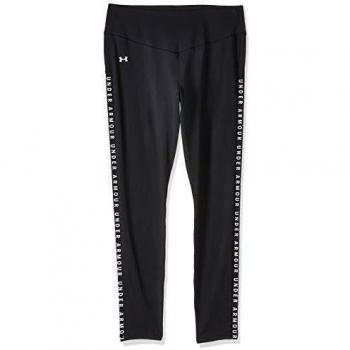 Under Armour Leggings UA Taped Favorite, Negro, XS para Mujer