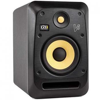Monitor Activo KRK V6 S4 - 6.5 (16.5 cm), Alta Resolución Audio, Amplificación Clase D, Tuning Acústico Personalizado, 125 W