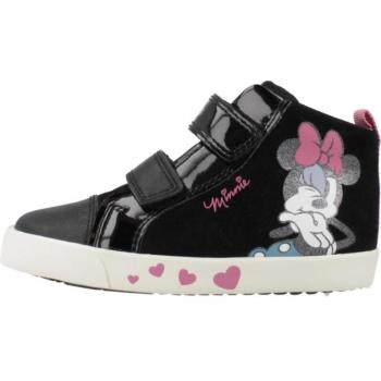 Zapatillas deportivas de niña GEOX Kilwi modelo B color negro/rosa antiguo C9289