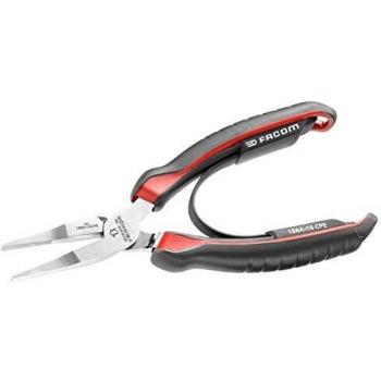 Alicate de corte Facom 6 con mango ergonómico, acero al carbono tratado, cuchillas afiladas para cortes precisos, acabado en cromo pulido para resistencia a la corrosión