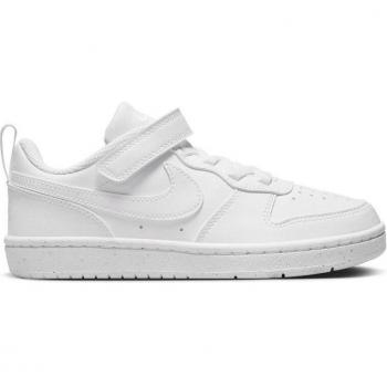 Nike COURT BOROUGH LOW RECRAFT (PSV) DEPORTIVAS PLANAS niño  Blanco