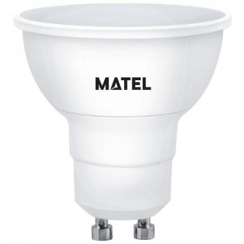 Bombilla LED Dicróica GU10 5W 6400K con 3 intensidades y ángulo de haz de 120º Matel