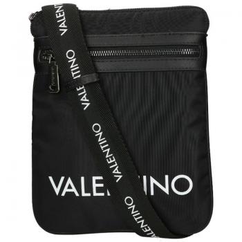Bolso Bandolera Valentino Kylo Negro Hombre 19 cm con Logo