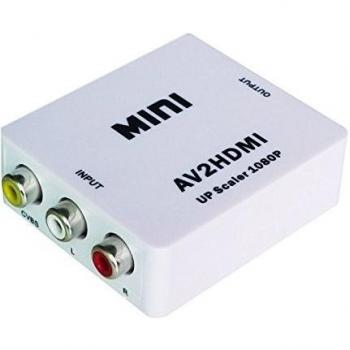 YATEK Mini convertidor de AV a HDMI de vídeo con Escalador a 1080P YK-102