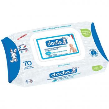 Dodie 3-in-1 Gentle Cleansing Wipes for Babies (70 Wipes)