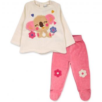 Conjunto de bebé niña tundosado Tuc Tuc - camiseta y polaina Happy Cookies