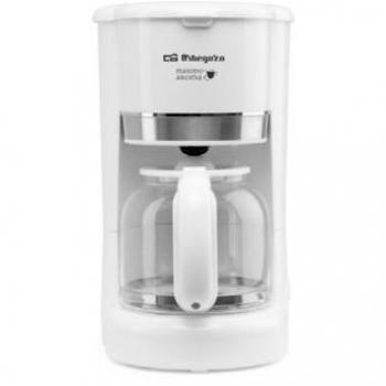 Cafetera Goteo Blanca Orbegozo CG4026B, 1.5L, 900W