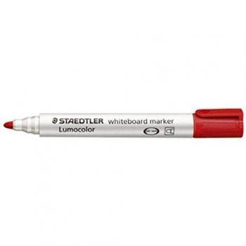 STAEDTLER Lot de 3 Lumocolors marqueur pour tableau blanc 351, rouge
