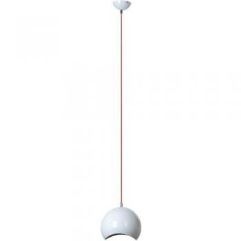 Lámpara de Suspensión Alena, Metal, Blanco y Verde, 30x30x110 cm