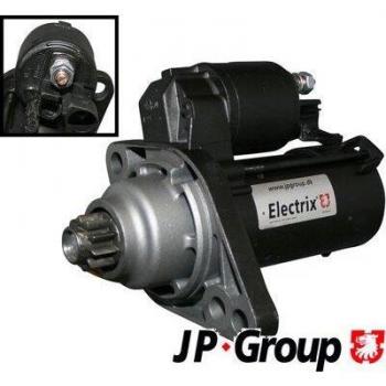 Motor de arranque JP GROUP 1190305000 con características de alta calidad, diseño eficiente, compatible con múltiples modelos de vehículos y fácil instalación