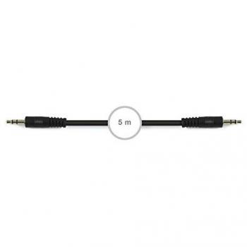 Cable de señal de audio Jack 3.5 mm estéreo macho a Jack 3.5 mm estéreo macho Fonestar AA-729-5 5M
