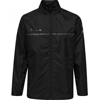 Hummel Chaqueta Authentic Pro - Chaqueta deportiva, fabricada en material ligero y transpirable, diseño moderno, cierre frontal con cremallera, puños elásticos, bolsillo lateral con cremallera, logotipo de Hummel en el pecho