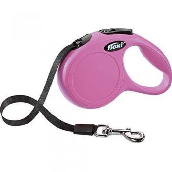 Trixie Arppe 2092010097 Correa Flexi New Classic, 3 m, XS, Rosa