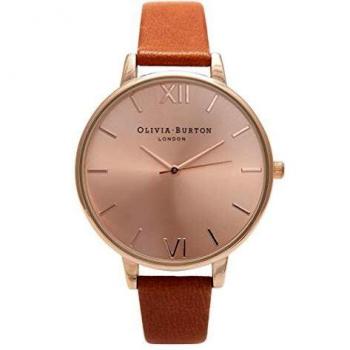 Olivia Burton Reloj Analógico para Mujer de Cuarzo con Correa en Cuero OB15BD70