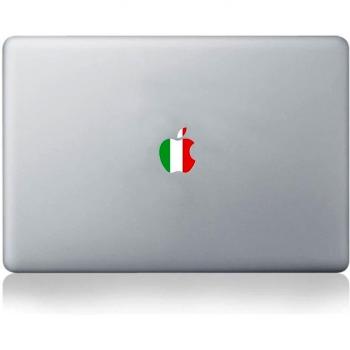 Apple Flag of Italy Macbook Sticker / Decal in Vinile per Macbook