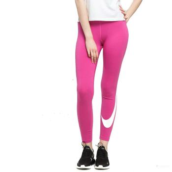 Nike Legasee Swoosh - Leggings para Mujer, Mujer, AR3509-623, Active Fuchsia/White, Extra-Small