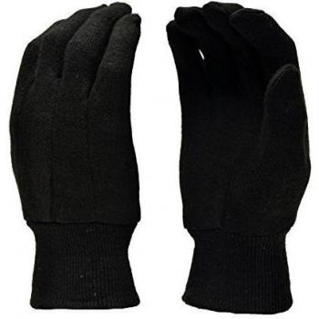 G & F 4408 Heavy Weight 9OZ. Cotton Brown Jersey Work Gloves, Knit Wrist, Sold by Dozen