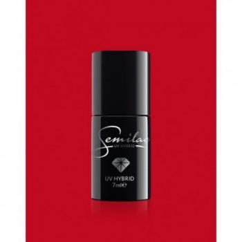 Semilac 062 Esmalte de Uñas UV Híbrido Color Rojo Amapola 7ml