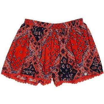Superdry Dylan Beach Pantalones cortos para mujer, Mujer, corto, Rojo