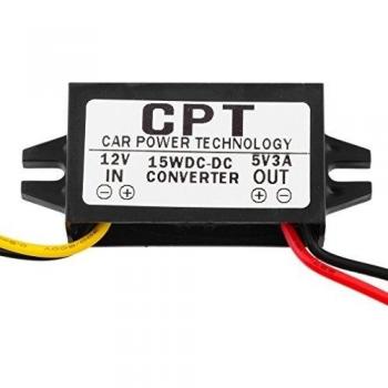 Transformador Convertidor 12V a 5V 3A 15W 1PCS DC/DC Corriente Coche Led Display Power Coche Transformador Convertidor