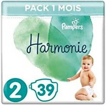 Pampers Harmony - Pañales Desechables de 2 Capas en Presentación Gigante/39