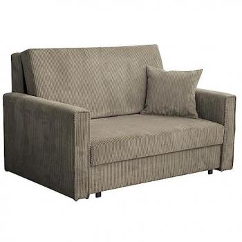 Sofá-cama Columbus 189 con caja de ropa de cama, medidas 133x85x98cm, tapizado Poso 02