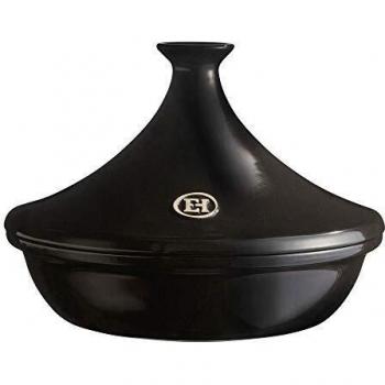 Emile Henry 32 x 32 x 23 cm Tagine Pot, Charcoal