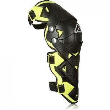 Acerbis Impact Evo 3.0 - Protectores de rodilla, color negro y amarillo