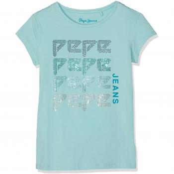 Pepe Jeans Peace, Camiseta para Niñas, Azul