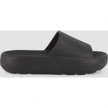 Sandalias Flip de plataforma de mujer con banda ancha y estampado liso