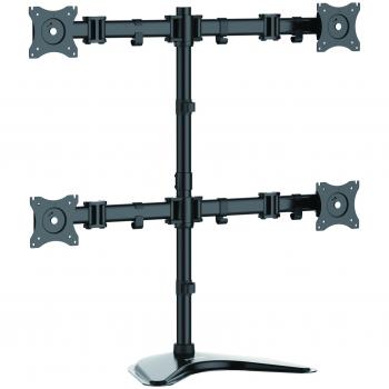 StarTech.com ARMBARQUAD Heavy Duty Steel Quad Monitor Stand