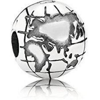 Abalorio Clip PANDORA 791182 Mujer Plata Globo terráqueo