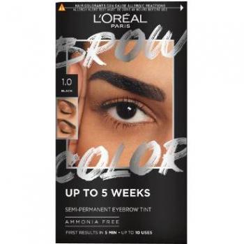 Brow Color Tinte De Cejas Tono 1.0 Black 1 Ud - L’Oréal Paris Maquillaje de ojos Cejas Pintura para cejas Brow Colour 1.0 Negro