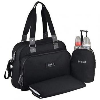 Bolso Cambiador de Pañales Baby on Board Negro